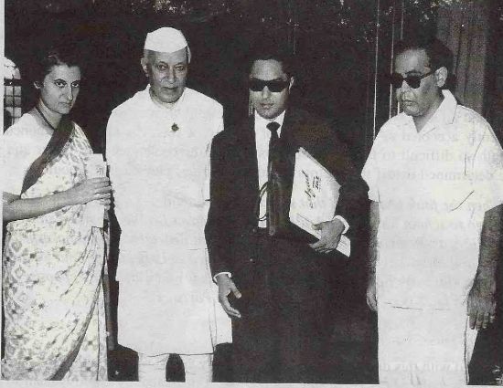 With Nehru
